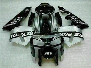 Carénage CBR 600 RR 05-06 - Noir Argent Repsol