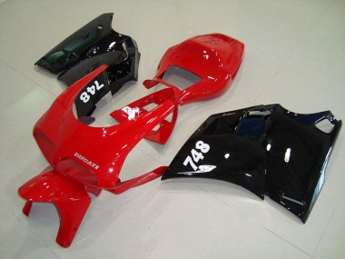 Carénage Ducati 748 916 996 996S 93-05 - Rouge Noir