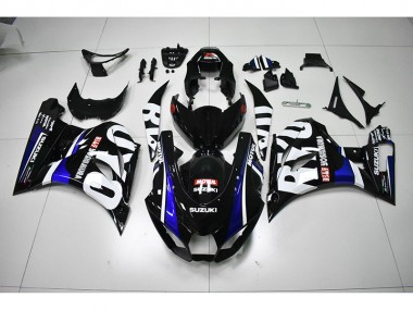 Carénage GSXR 1000 17-23 - Noir Blanc Motul