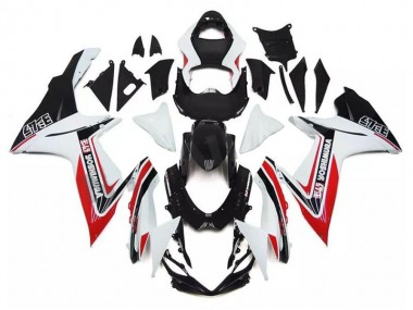 Carénage GSXR 600 / 750 K11 11-24 - Blanc Rouge Noir