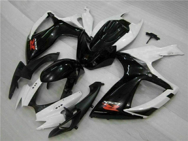 Carénage GSXR 600 / 750 K6 06-07 - Blanc Noir