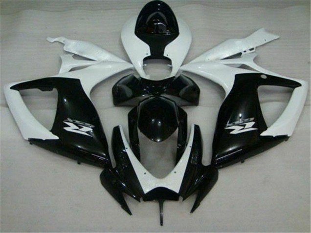 Carénage GSXR 600 / 750 K6 06-07 - Noir Blanc