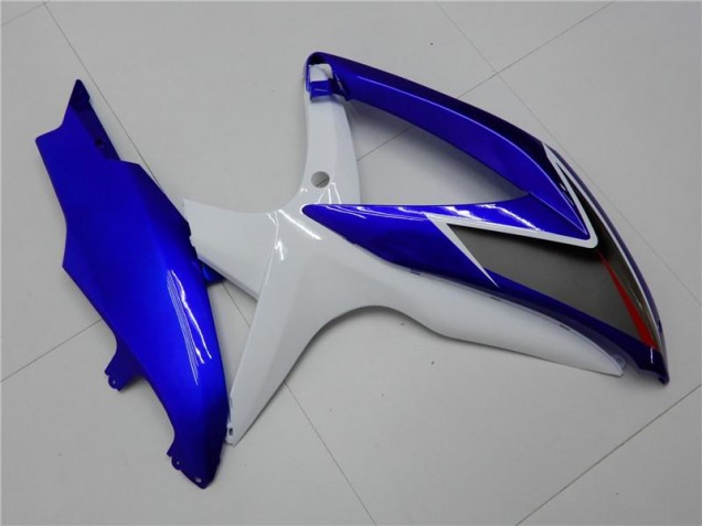 Carénage GSXR 600 / 750 K8 08-10 - Blanc Bleu