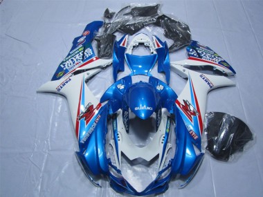 Carénage GSXR 600 K11 11-24 - Bleu Blanc