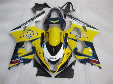 Carénage GSXR 600 K4 04-05 - Jaune Bleu Corona Extra