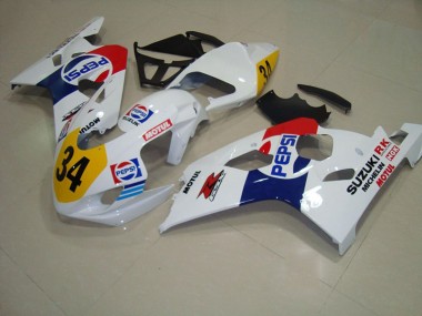 Carénage GSXR 750 K4 04-05 - Blanc Bleu Pepsi 34