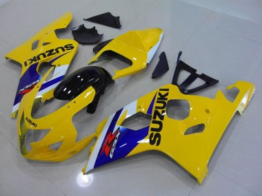 Carénage GSXR 750 K4 04-05 - Jaune Bleu