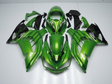 Carénage ZX14R ZZR 1400 12-21 - Vert Flamme