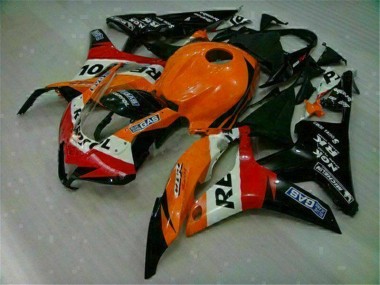 Carénages CBR 600 RR 07-08 - Orange Noir Repsol