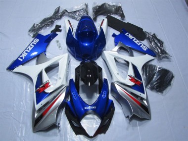 Carénages GSXR 1000 K7 07-08 - Bleu Blanc