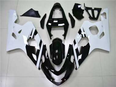 Carénages GSXR 600 / 750 K4 04-05 - Blanc Noir