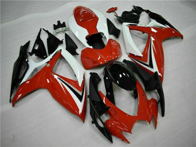 Carénages GSXR 600 / 750 K6 06-07 - Rouge Blanc