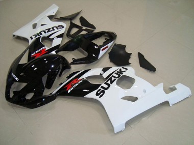 Carénages GSXR 750 K4 04-05 - Noir Blanc