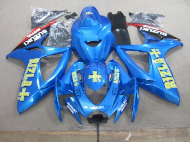 Carénages GSXR 750 K6 06-07 - Bleu Jaune Rizla