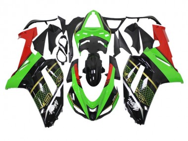 Carénages ZX6R 07-08 - Vert Noir