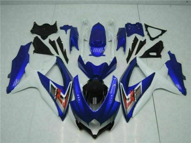 Kit Carénages GSXR 600 / 750 K8 08-10 - Bleu Blanc